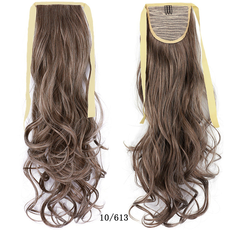 50cm Invisible Ponytail Hair Extension for Women – High-Temperature Silk, 47 Colors