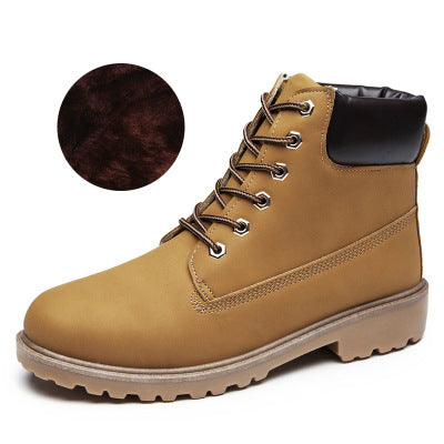 Women’s Pink Martin Boots – Flat Leather-Style Ankle Boots