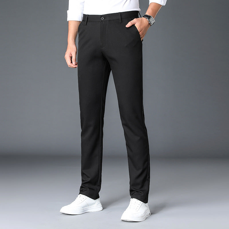 Men’s Winter Slim Fit Trousers – Warm Casual Pants