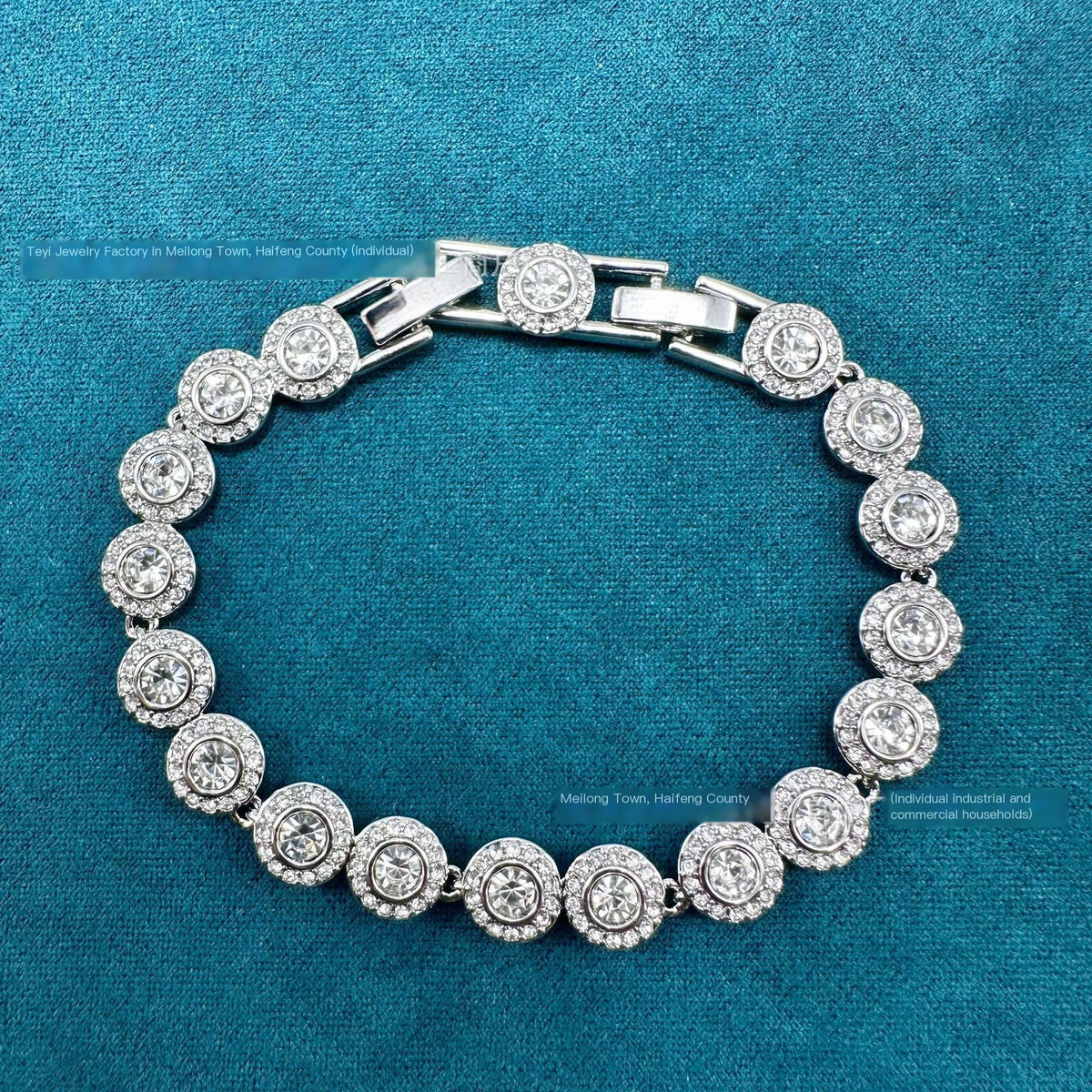 Zircon Bracelet for Women with Rhinestones