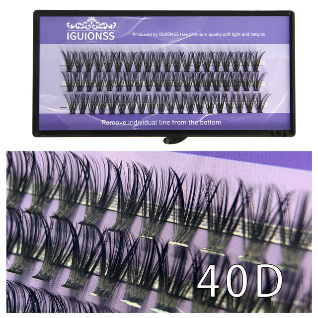 Natural Segmented Eyelash Extensions – 0.1mm B, C, D & DD Curl, 8–15mm