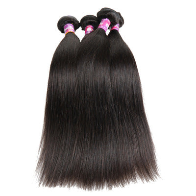 Brazilian Straight Human Hair Extensions – Natural Real Hair, 8–30 Inch