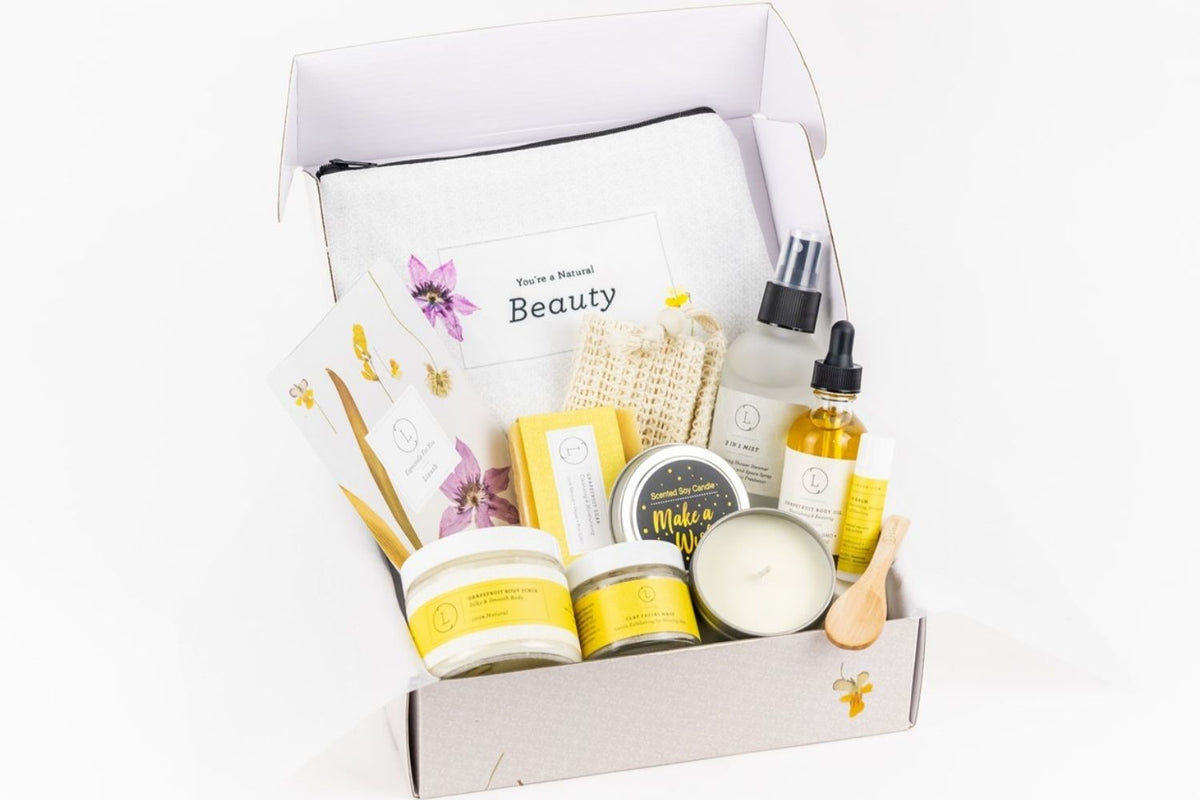Citrus Care Package – Handmade Natural Bath & Body Spa Gift Box
