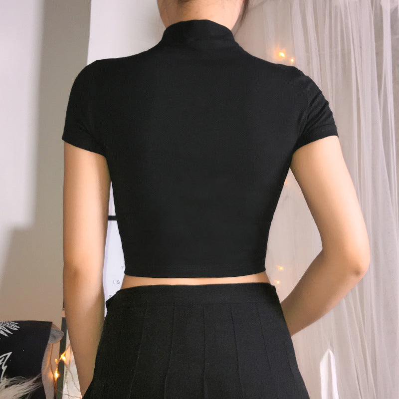 BF Crop Short Sleeve T-Shirt for Women - Summer 2019