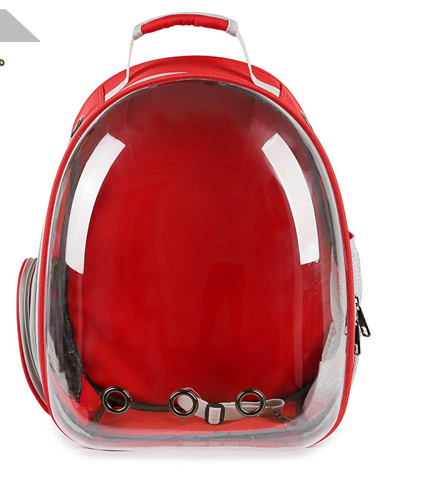 Transparent Cat Carrier Backpack – Breathable Lightweight PVC Pet Travel Bag