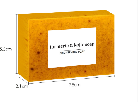 Turmeric & Citric Acid Handmade Cold Process Soap – Gentle Exfoliating & Brightening Cleansing Bar