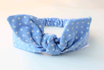 Bunny Ear Headband for Girls – Plaid Bow Hair Accessory for Kids