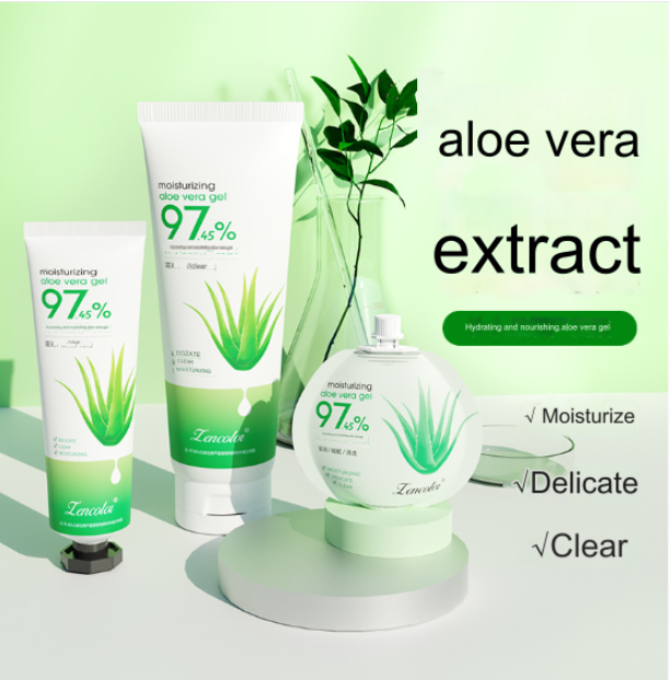 Zhengcai Aloe Vera Hydrating Gel – Hyaluronic Acid & Botanical Soothing Skin Care