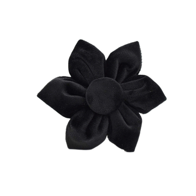 Black Velvet Dog Collar & Accessories – Luxury Adjustable Collar, Leash, Bow & Vest Collection