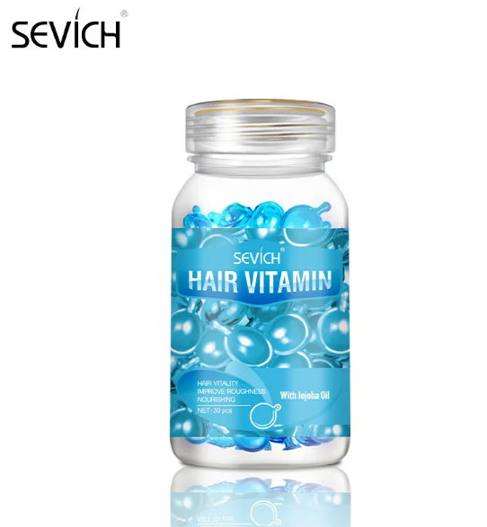 Hair Repair & Smoothing Capsules – 30-Piece Frizz, Split End & Damage Care