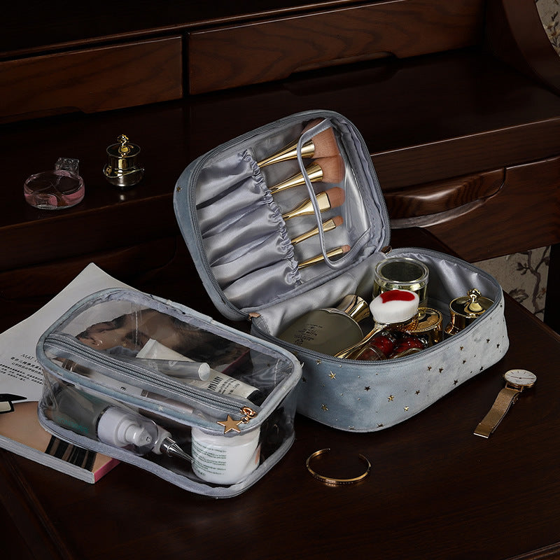 Portable Cosmetic Storage Bag – Travel Toiletry & Skin Care Organizer