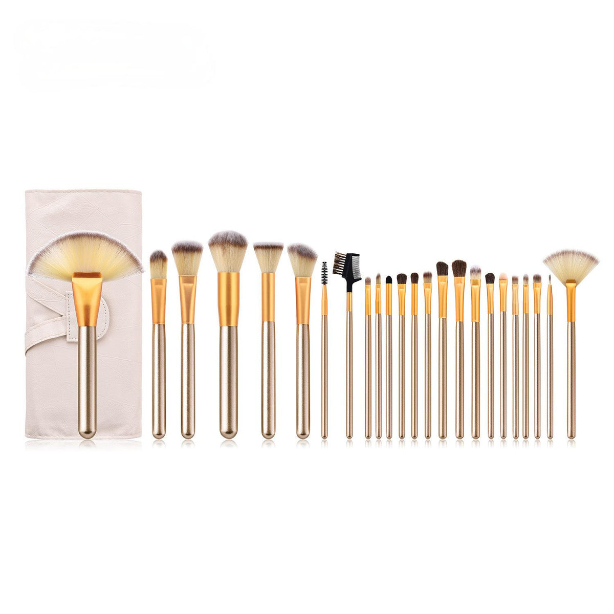 Makeup Brush Set, Short Handle, 12/18/24 Pieces