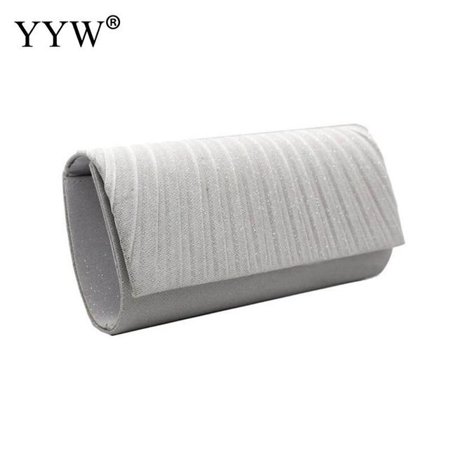 Luxury Glitter Leather Clutch Bag for Women – Sparkling Evening Party Purse with Chain Strap