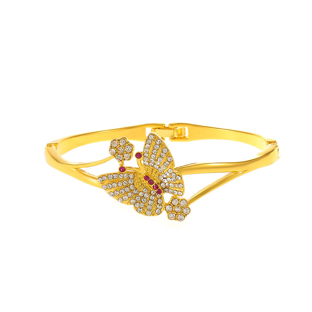 Women’s Butterfly Bracelet – Gold, Rose Gold & Silver Fashion Jewelry