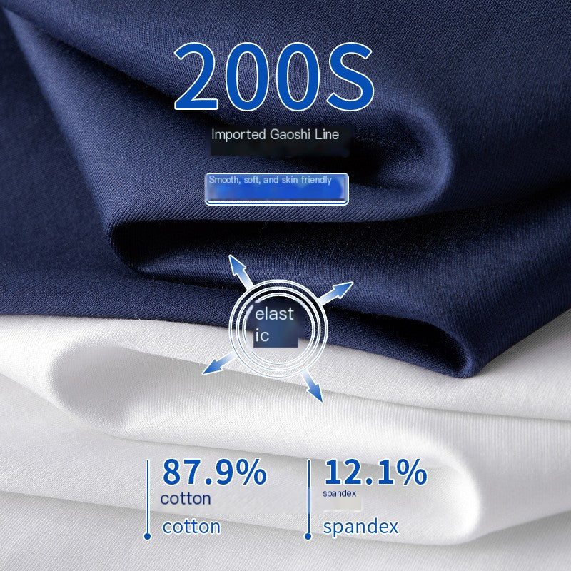Men’s 5A Antibacterial Short Sleeve Polo Shirt – Breathable Business Casual Summer Polo