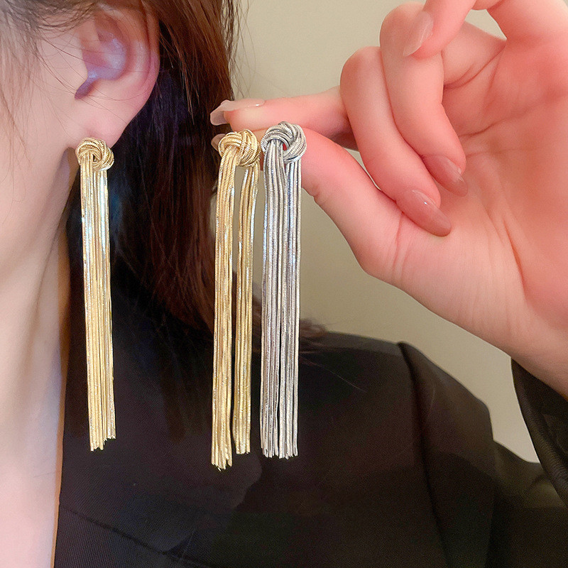 Long Chain Earrings for Women – Elegant Dangle Statement Jewelry