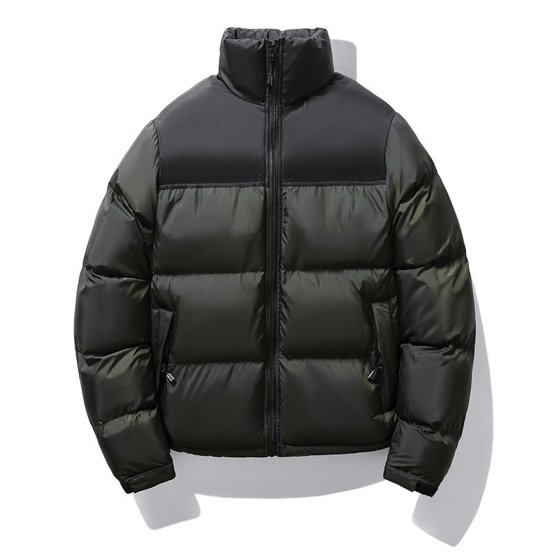 Men’s Autumn Winter Short Cotton Padded Jacket – Warm Casual Outerwear – USA