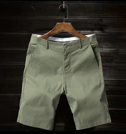 Men’s Casual Loose Cropped Pants – Elastic Waist Summer Capri Pants
