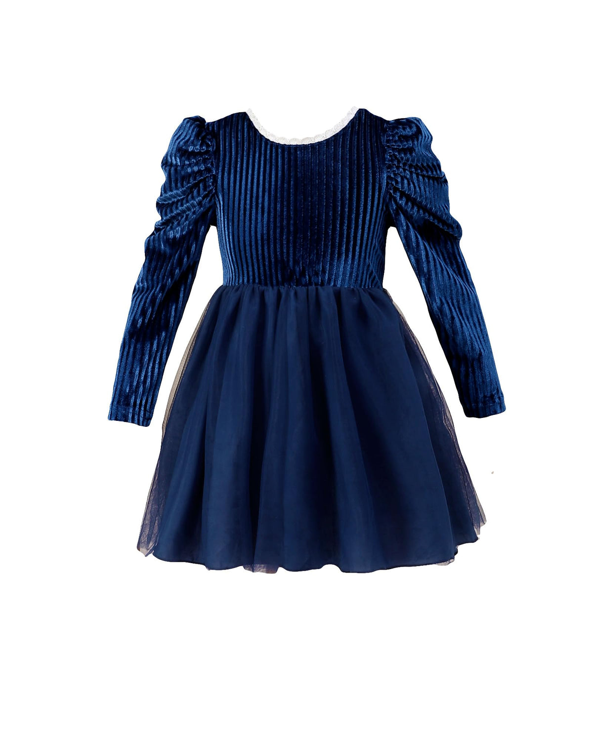 Velvet Tutu Dress – Toddler Girls Long Sleeve Party & Special Occasion Dress