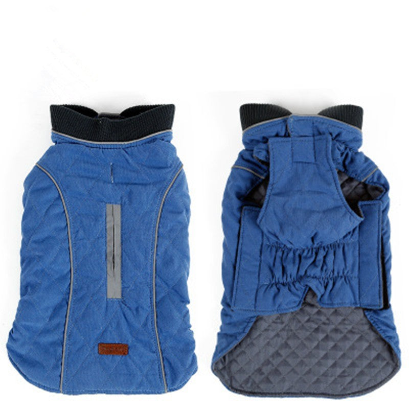 Kawaii Winter Dog Jacket – Thick Retro Warm Pet Coat for Small Dogs
