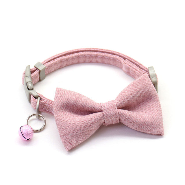 Adjustable Pet Collar & Leash Set with Bell – Nylon Walking Set for Small Dogs & Cats