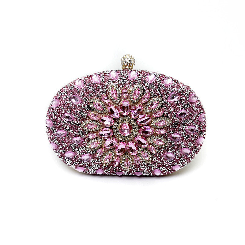 Diamond Luxury Evening Clutch Bag for Women – Crystal Rhinestone Wedding & Party Handbag