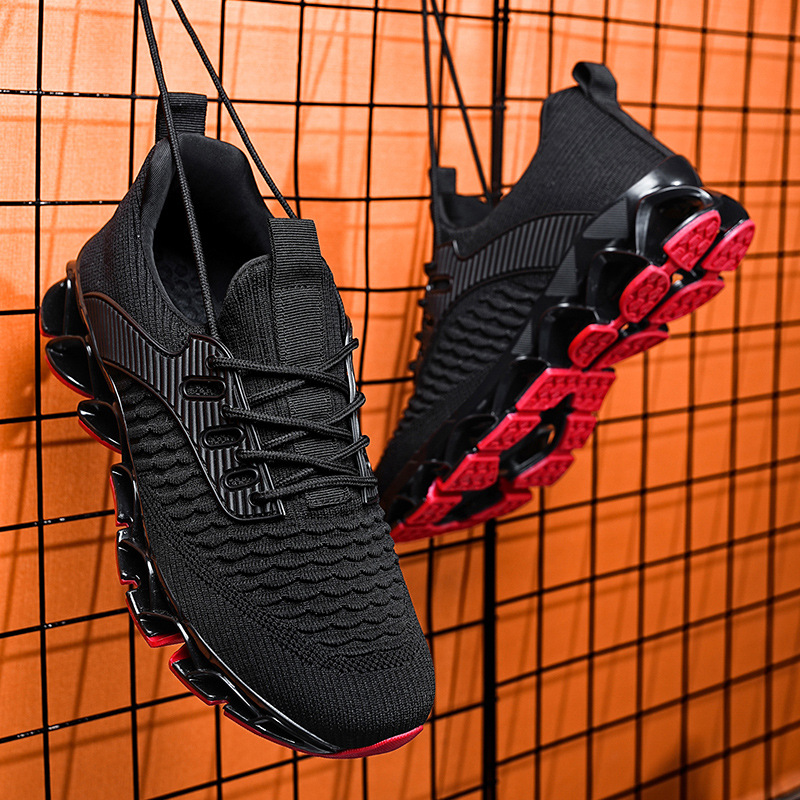 Breathable Blade Sole Men's Sneakers
