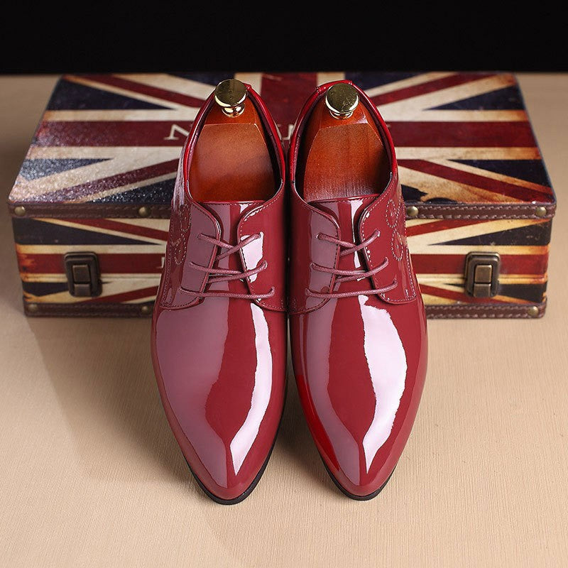 Men’s Leather Business Casual Shoes – Classic Dress Footwear