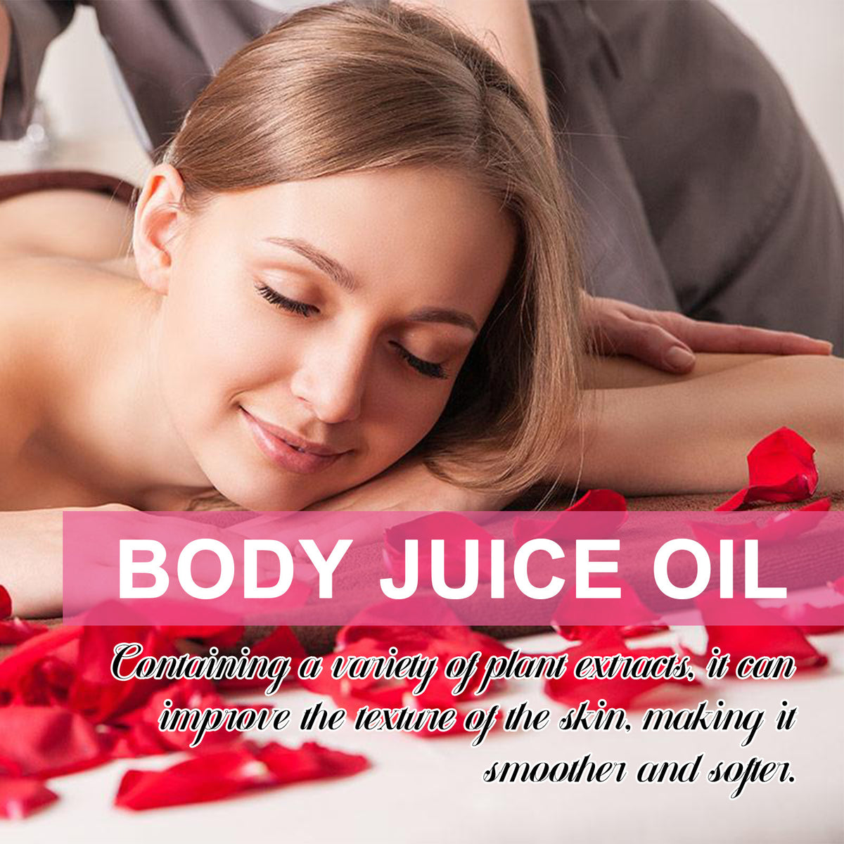 OUHOE Strawberry Nourishing Body Oil 120ml – Hydrating Oil for Dry Skin