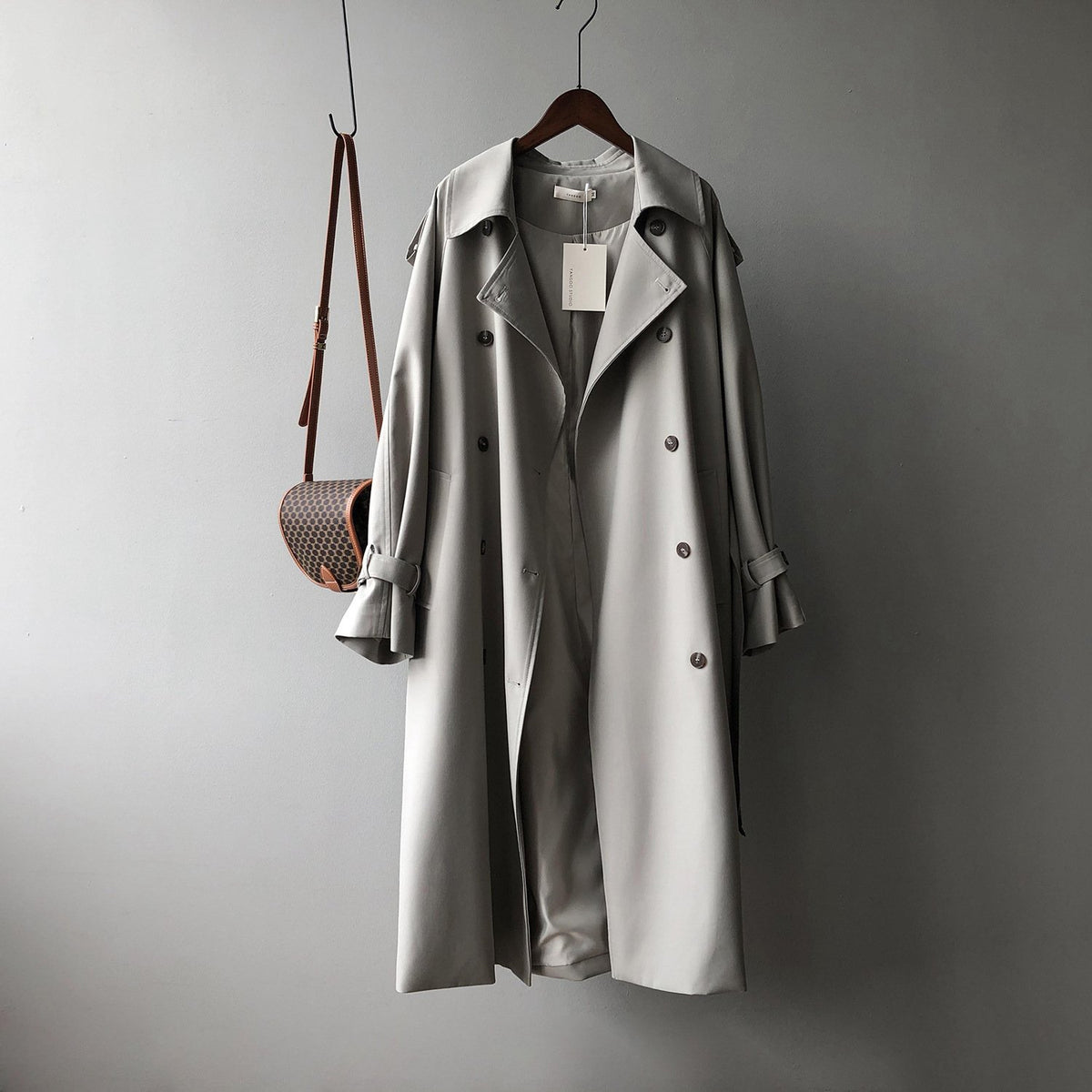 Women’s A-Line Casual Coat – Solid Color Polyester Everyday Jacket, M–L