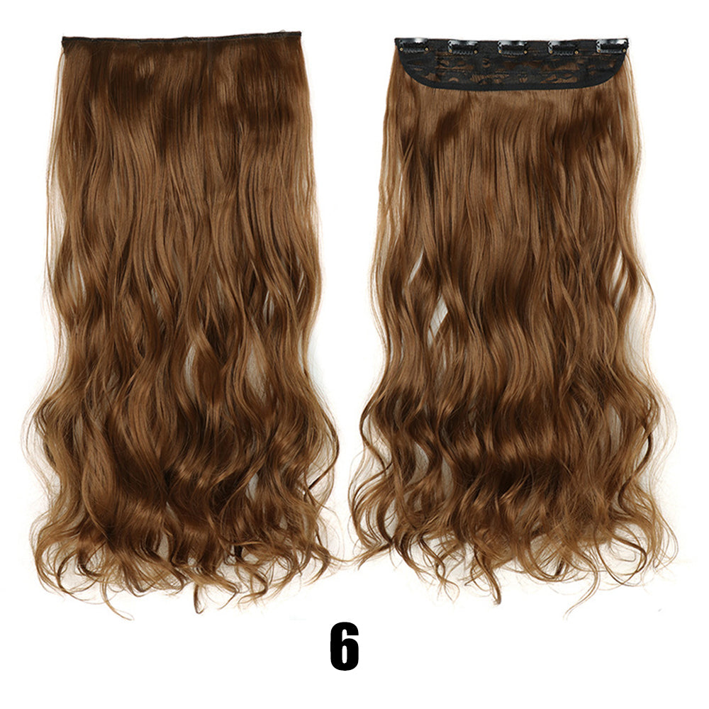 56cm Big Wavy Long Curly Hair Extensions for Women – Lightweight Natural-Look Synthetic Hair