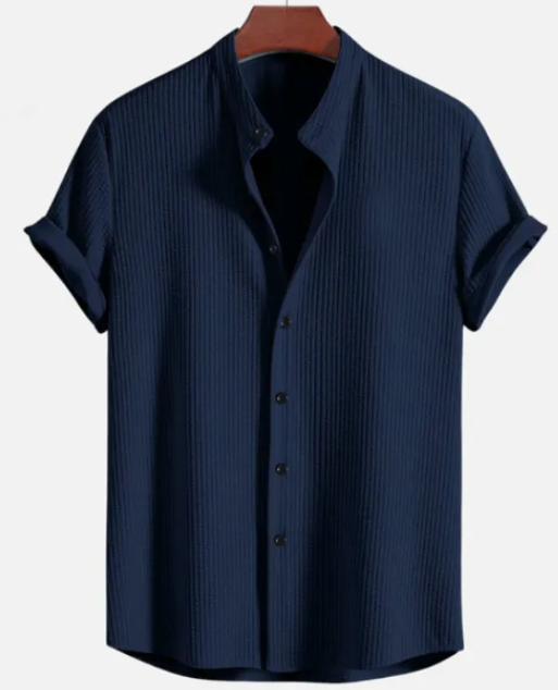 BreezeFit Men’s Loose Short Sleeve Summer Shirt – Lightweight Relaxed Fit Casual Shirt, S–4XL