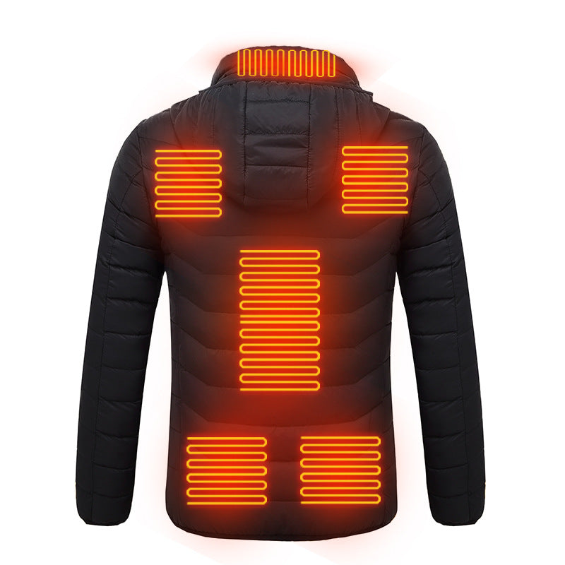 Smart Heated USB Graphene Jacket – Unisex Adjustable Winter Heating Jacket, S–6XL