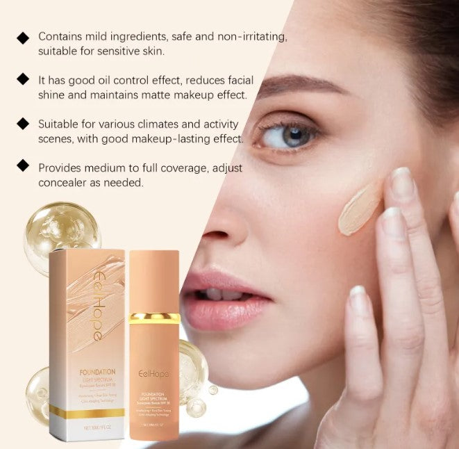 Liquid Foundation Natural Light Thin Concealer Moisturizer