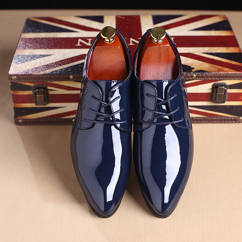 Men’s Leather Business Casual Shoes – Classic Dress Footwear