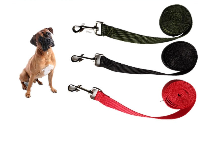 2.5CM Wide Extra-Long Dog Rope Leash – Heavy-Duty Training & Recall Lead