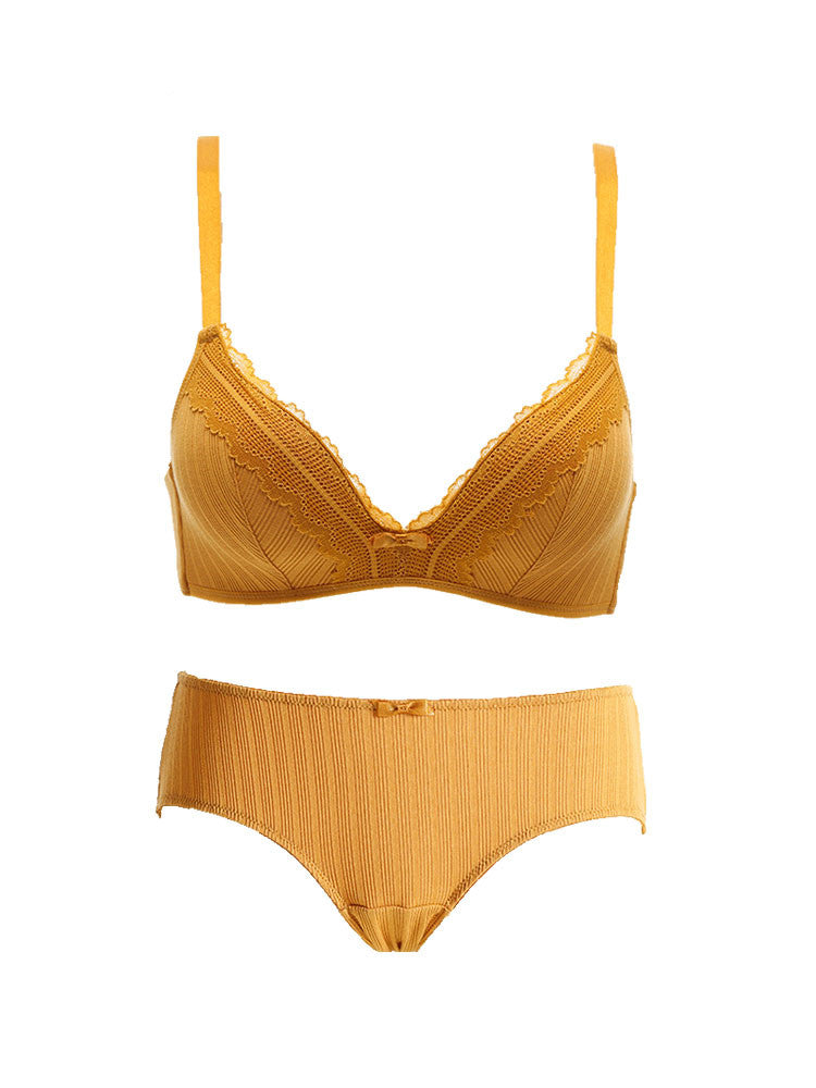 Women’s Wireless Bra & Panty Set – Comfortable Elegant Lingerie Set