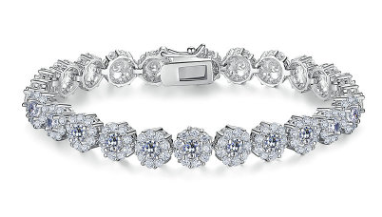 Zircon Bracelet for Women with Rhinestones