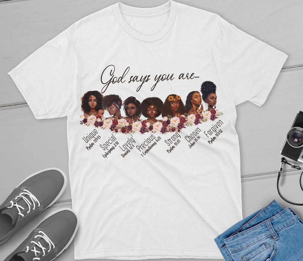 Black Girl Feminism Short Sleeve T-Shirt for Women