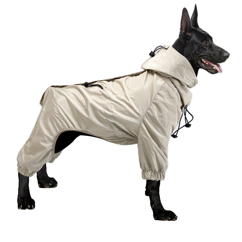 Waterproof Dog Raincoat – Four-Legged Rain Gear for Small & Medium Dogs