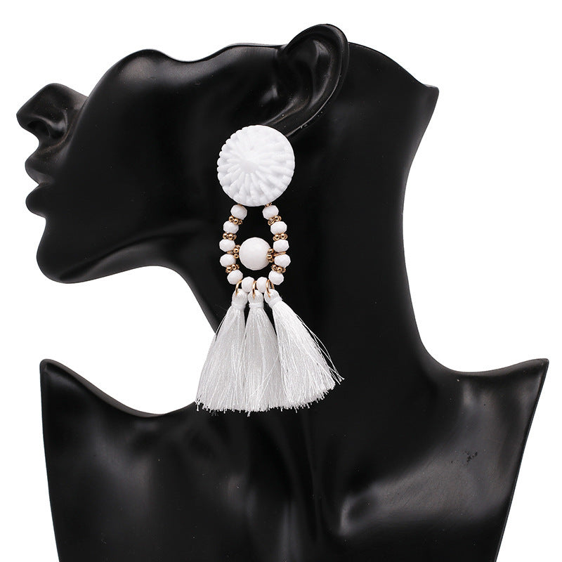 Tassel Earrings for Women – Elegant Long Dangle Statement Jewelry