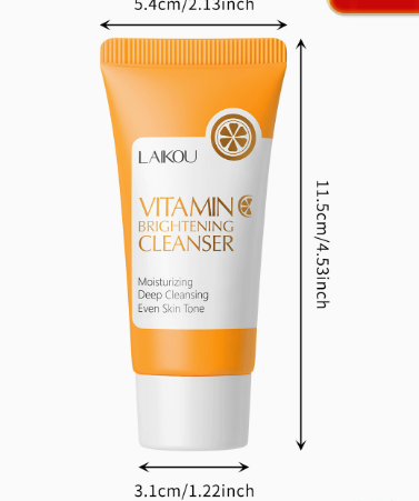 Vitamin C Deep Cleansing Facial Foam – Brightening Amino Acid Face Wash 50g