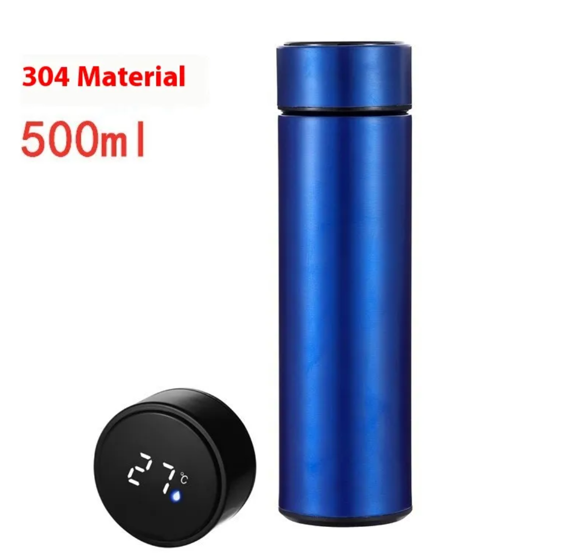 Smart LED Temperature Display Thermos – Vacuum Insulated Stainless Steel Water Bottle