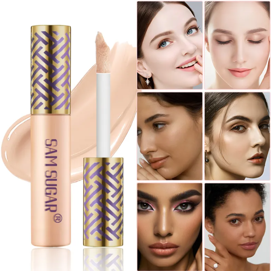 6-Color Liquid Concealer Set – Multi-Shade Face Makeup for Flawless Coverage