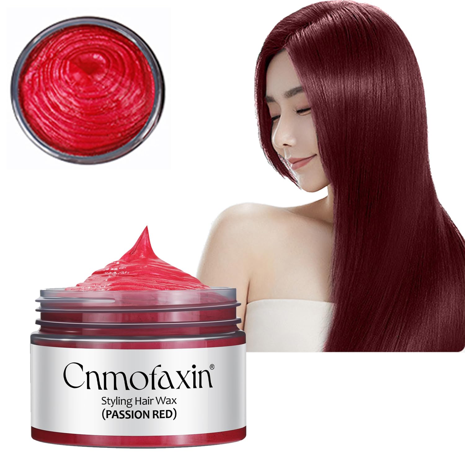 Hair Color Wax Red – Temporary Hair Color Wax Spray, 4.23 oz