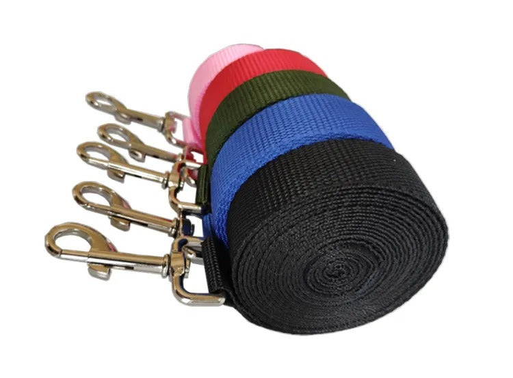 Extra-Long Dog Training Leash – 2.5CM Wide Heavy-Duty Rope Lead for Recall & Outdoor Adventures