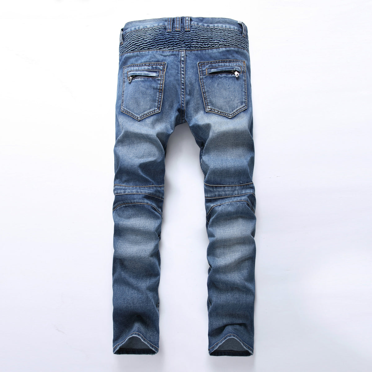 Men’s Slim Fit Stretch Denim Jeans – 75% Cotton Flexible Blue & Black Jeans, Sizes 28–42