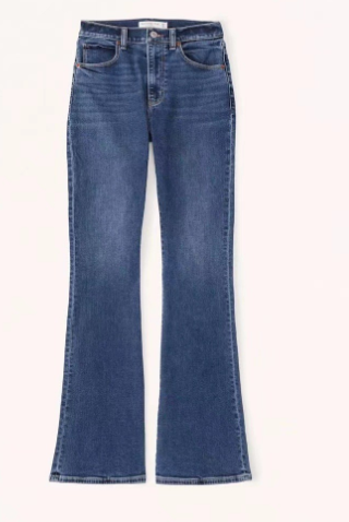 Women’s Casual Solid Color Jeans – Cotton Medium-Stretch Dark Blue & Light Gray Denim, S–4XL