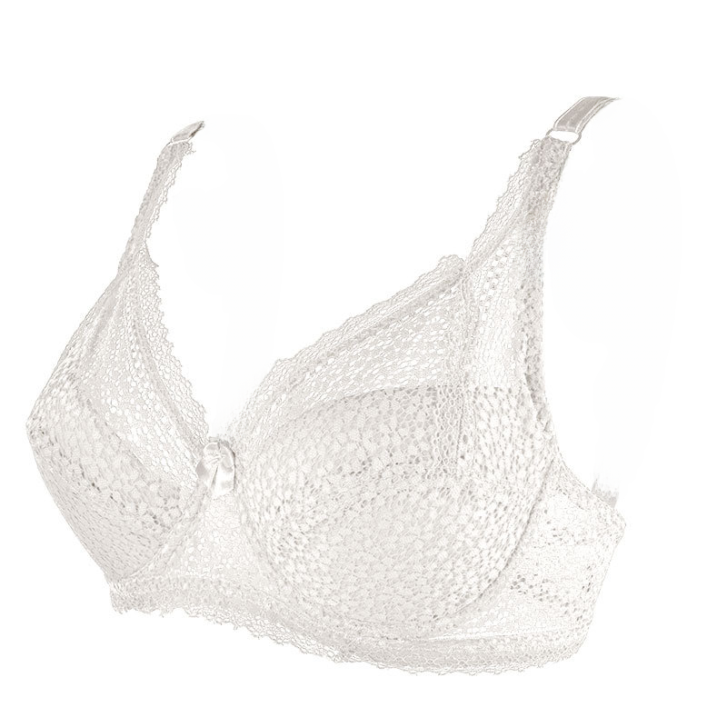 Plus Size Lace Underwire Bra for Women – Full Coverage Supportive Lingerie