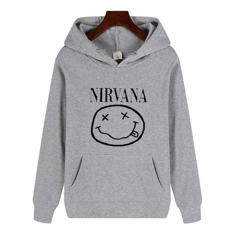 Unisex Trendy Hooded Sweatshirt – Loose-Fit Polyester Pullover Hoodie, 6 Colors, S–3XL